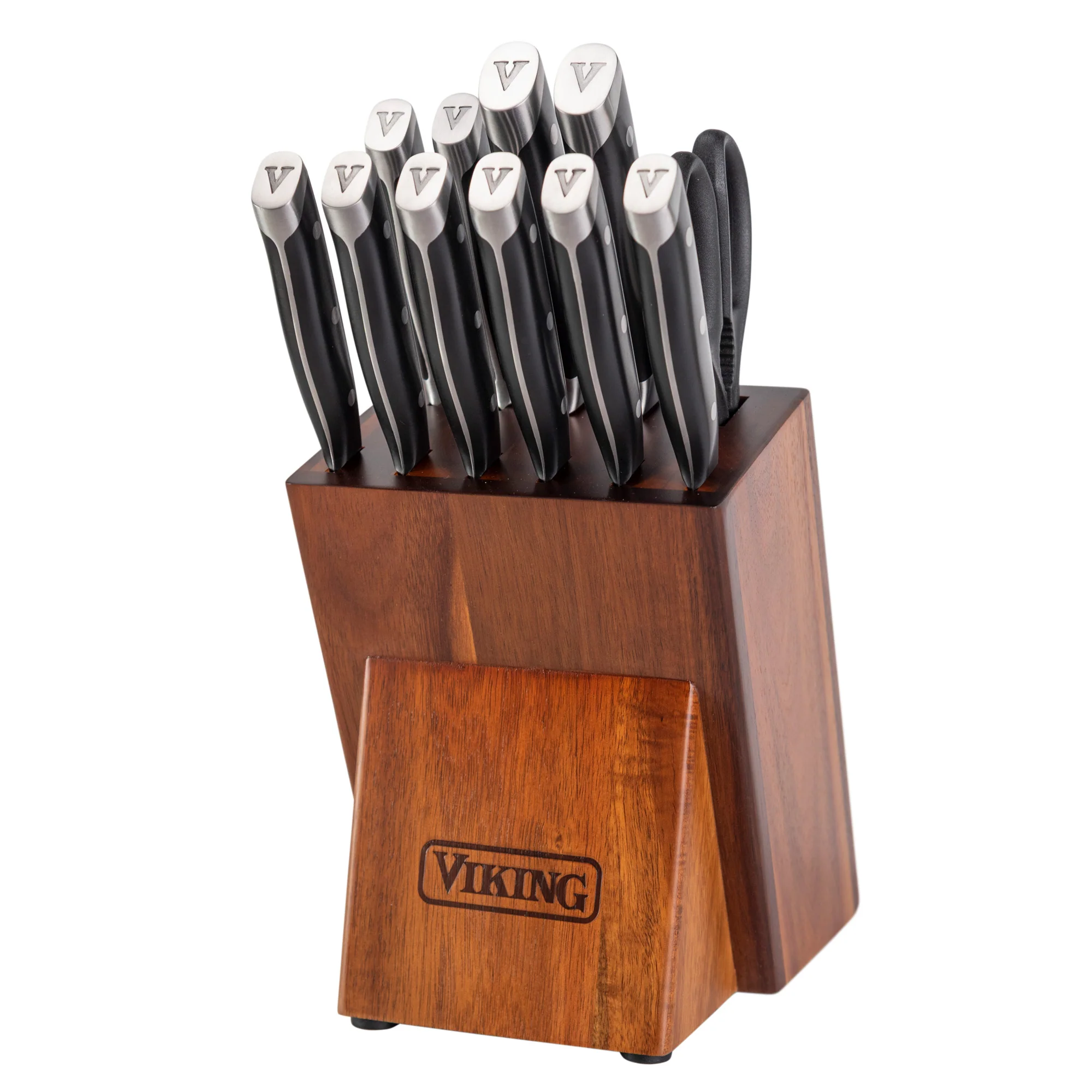 Viking 12-Piece Stainless Steel Forged Cutlery Block Set - Image 14