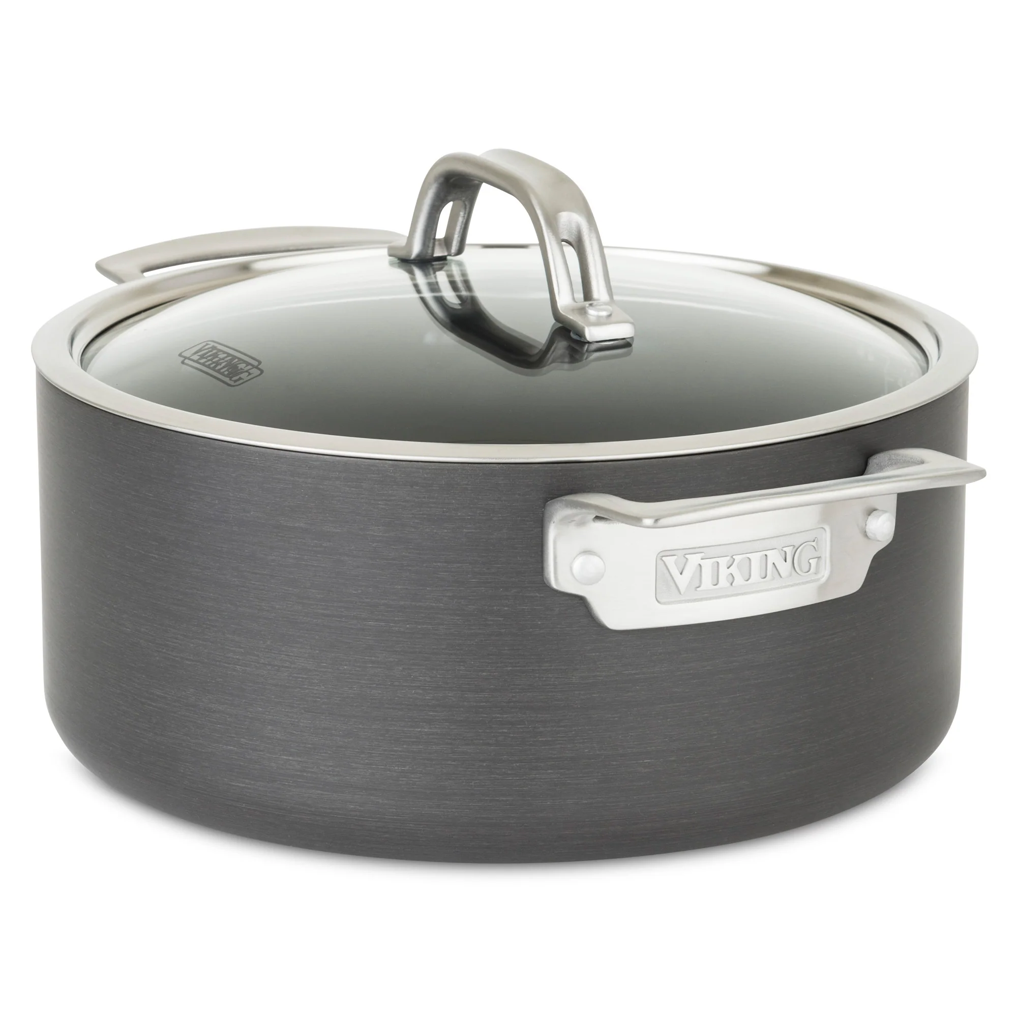 Viking Hard Anodized Nonstick 15-Piece Cookware Set with Glass Lids - Image 10