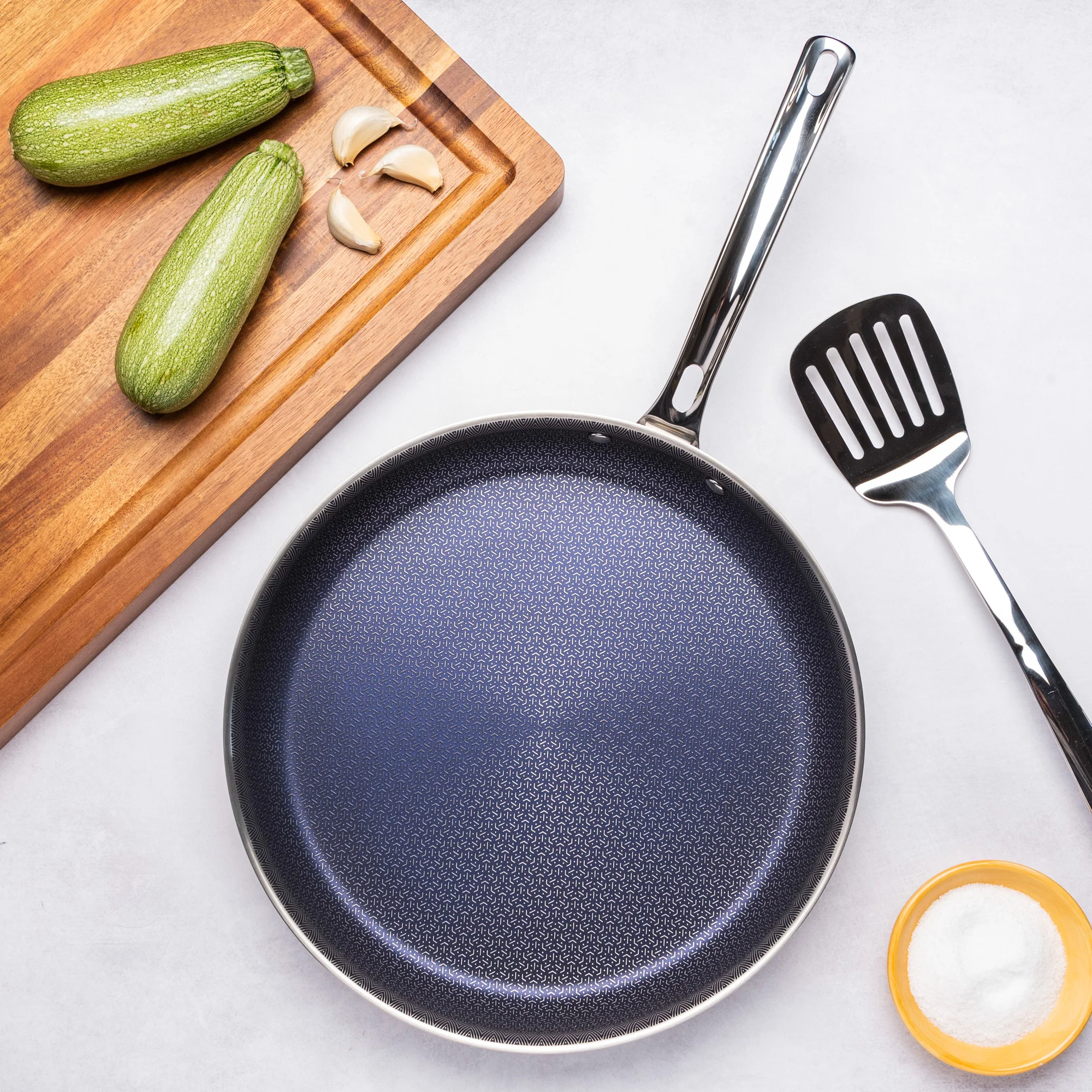 Viking 3-Ply Hybrid Plus 12-inch Nonstick Fry Pan - Image 7