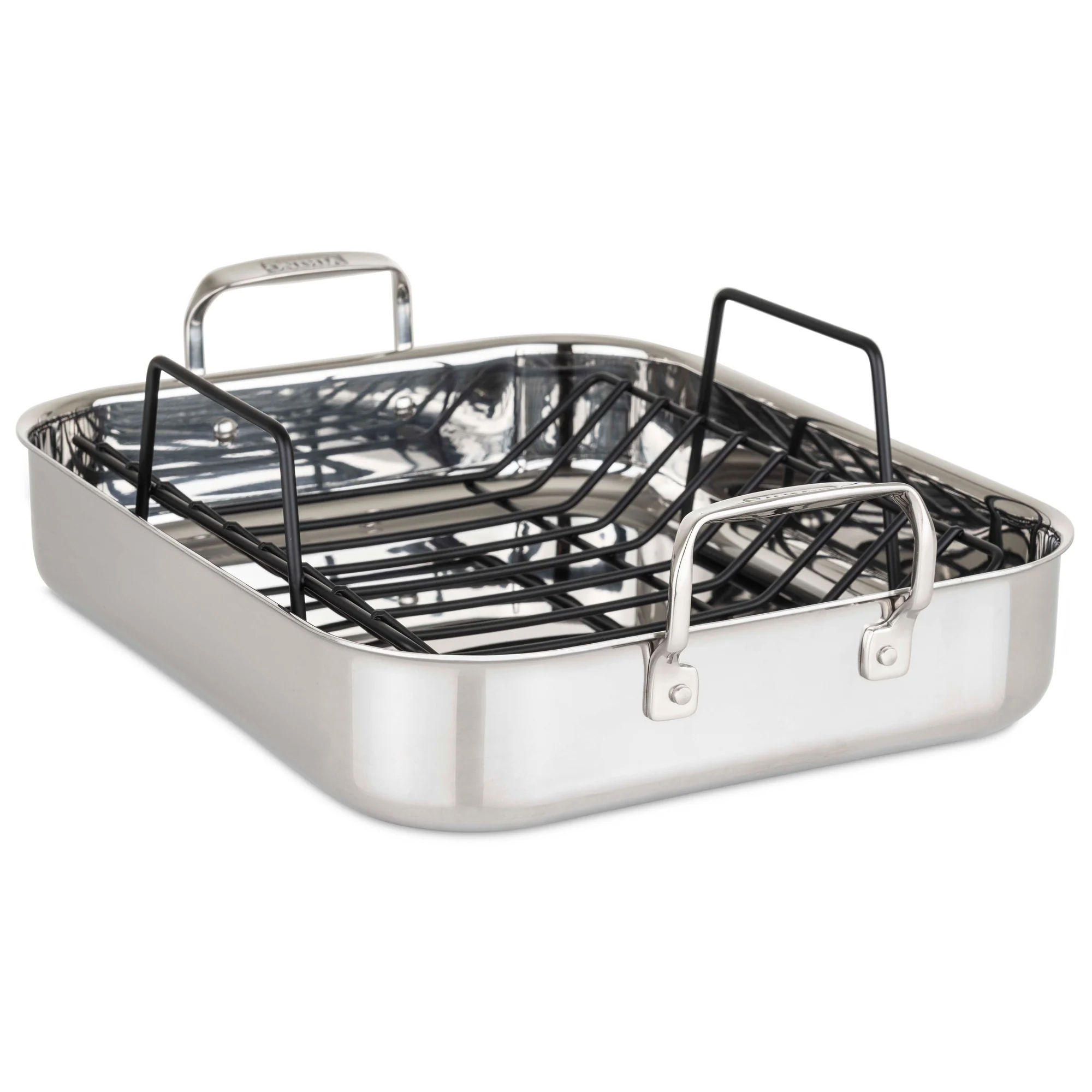 Viking 3-Ply Stainless Steel Roaster with Rack and Bonus Carving Set - Image 3
