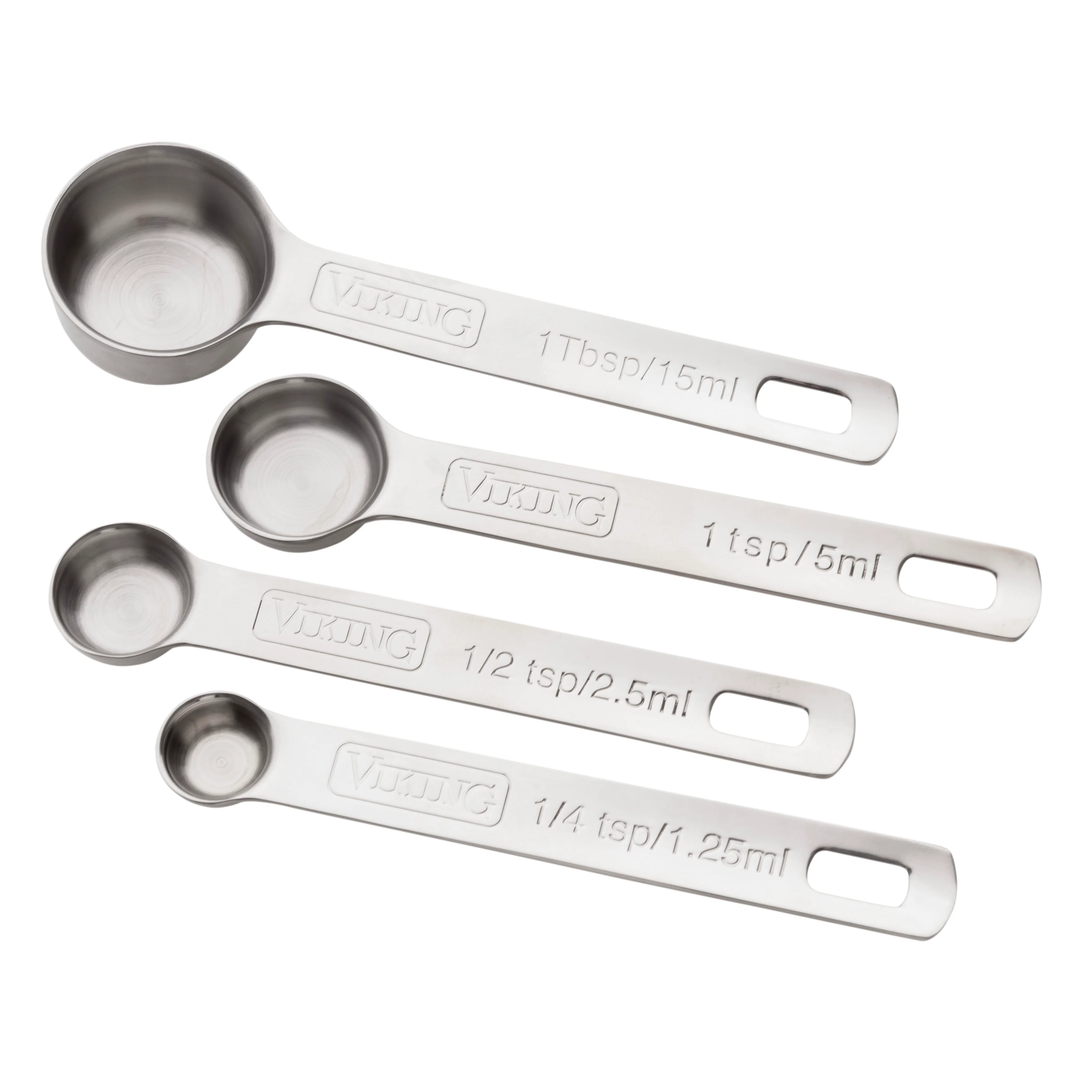 Viking 4pc Stainless Steel Measuring Spoon Set - Image 5
