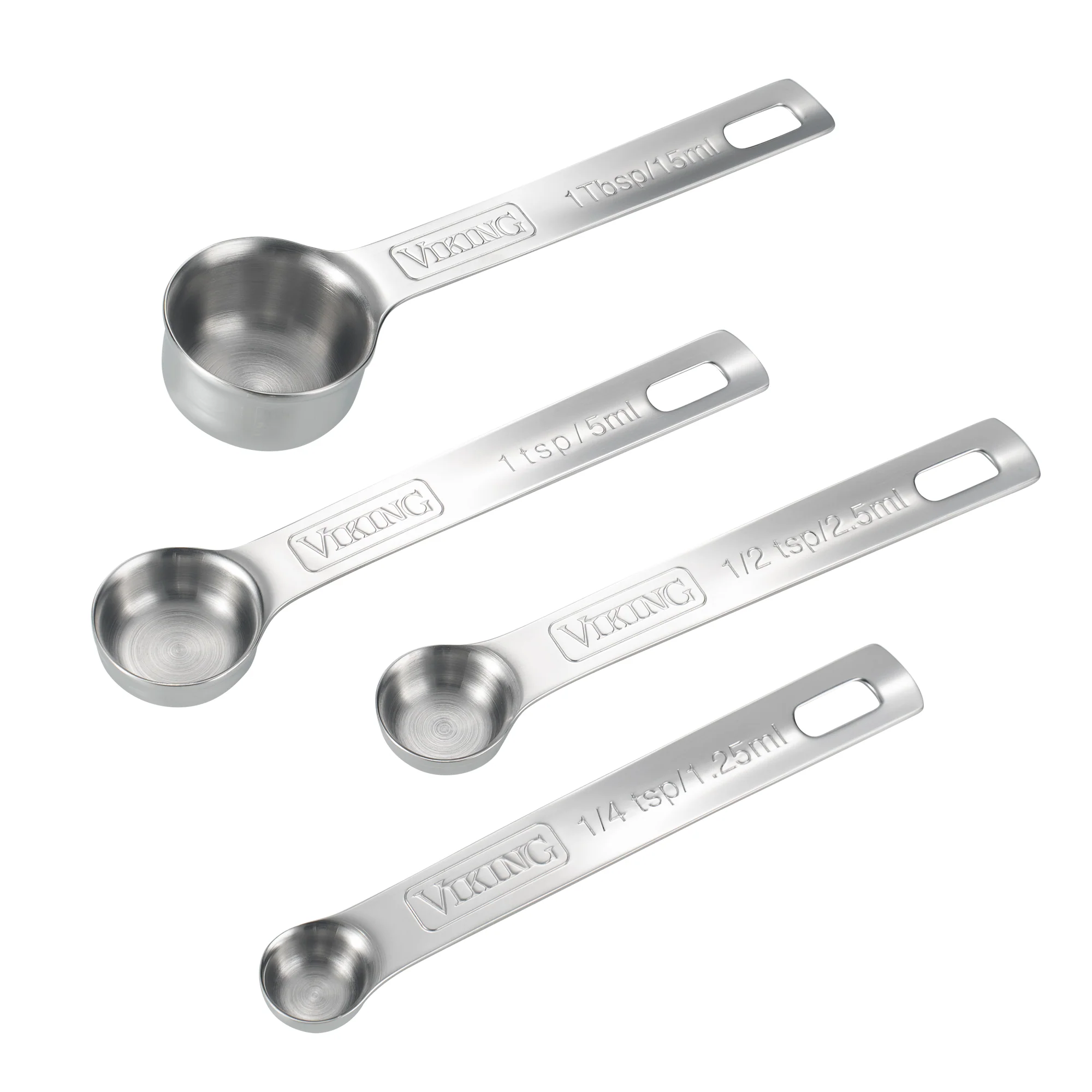 Viking 4pc Stainless Steel Measuring Spoon Set - Image 6