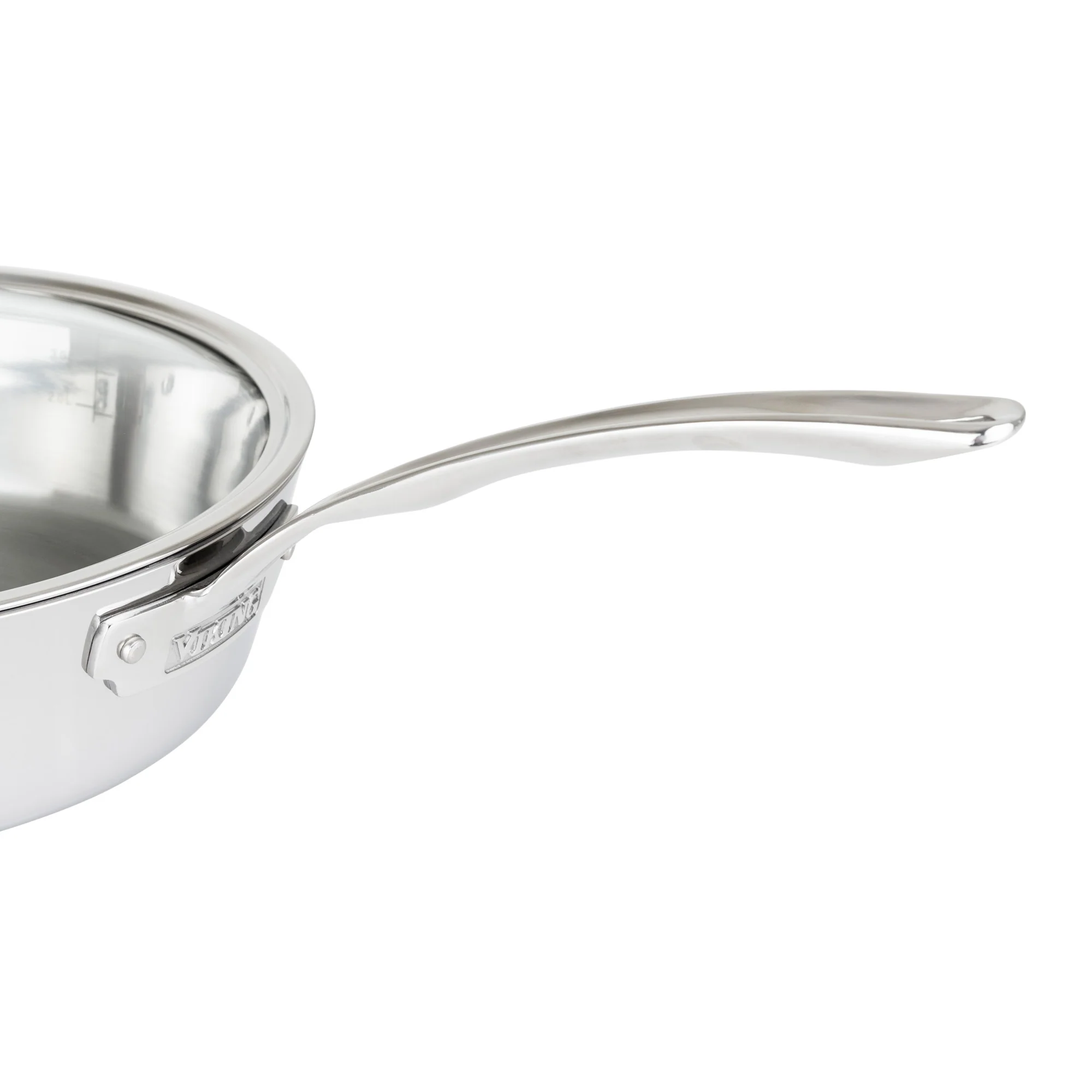 Viking Contemporary 3-Ply 4.8-Quart Sauté Pan with Glass Lid - Image 4