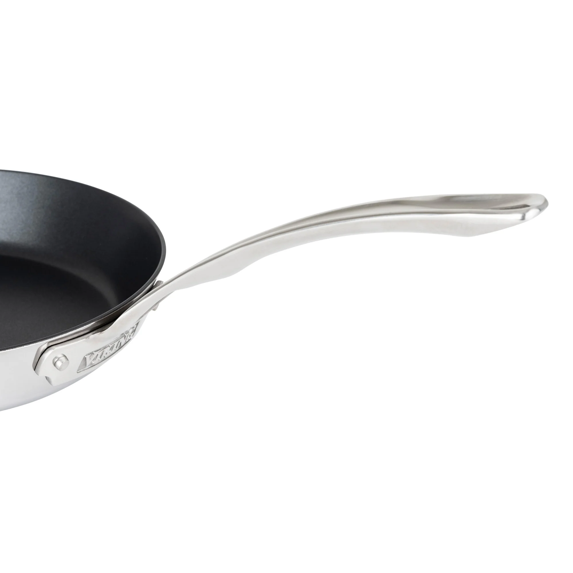 Viking Contemporary 3-Ply Stainless Steel 10-Inch Nonstick Fry Pan - Image 3