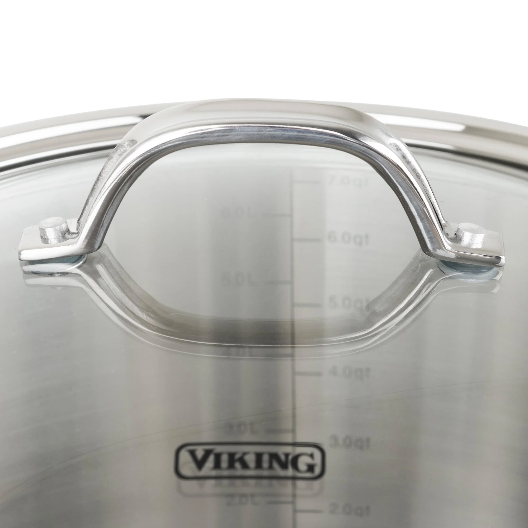 Viking Contemporary 3-Ply Stainless Steel 8-Quart Stock Pot - Image 4