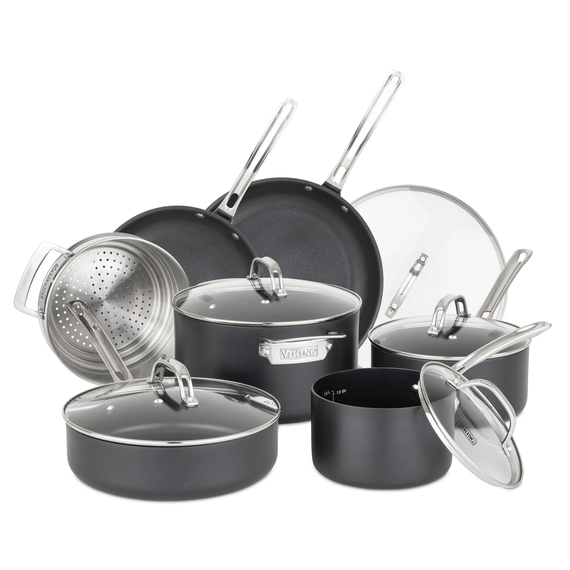 Viking  Hard Anodized Ceramic Nonstick 12pc Cookware set