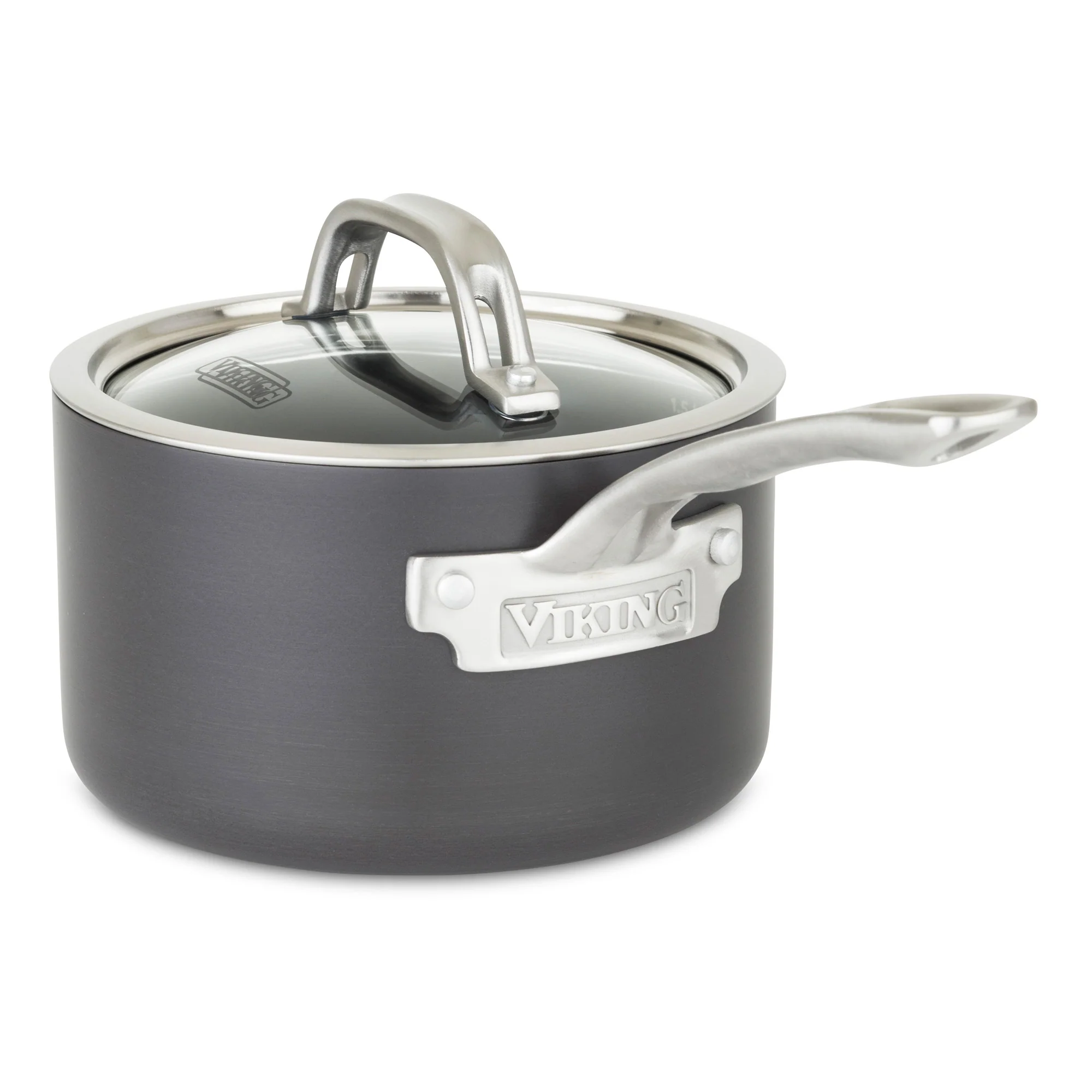 Viking Hard Anodized Nonstick 10-Piece Cookware Set with Glass Lids - Image 8