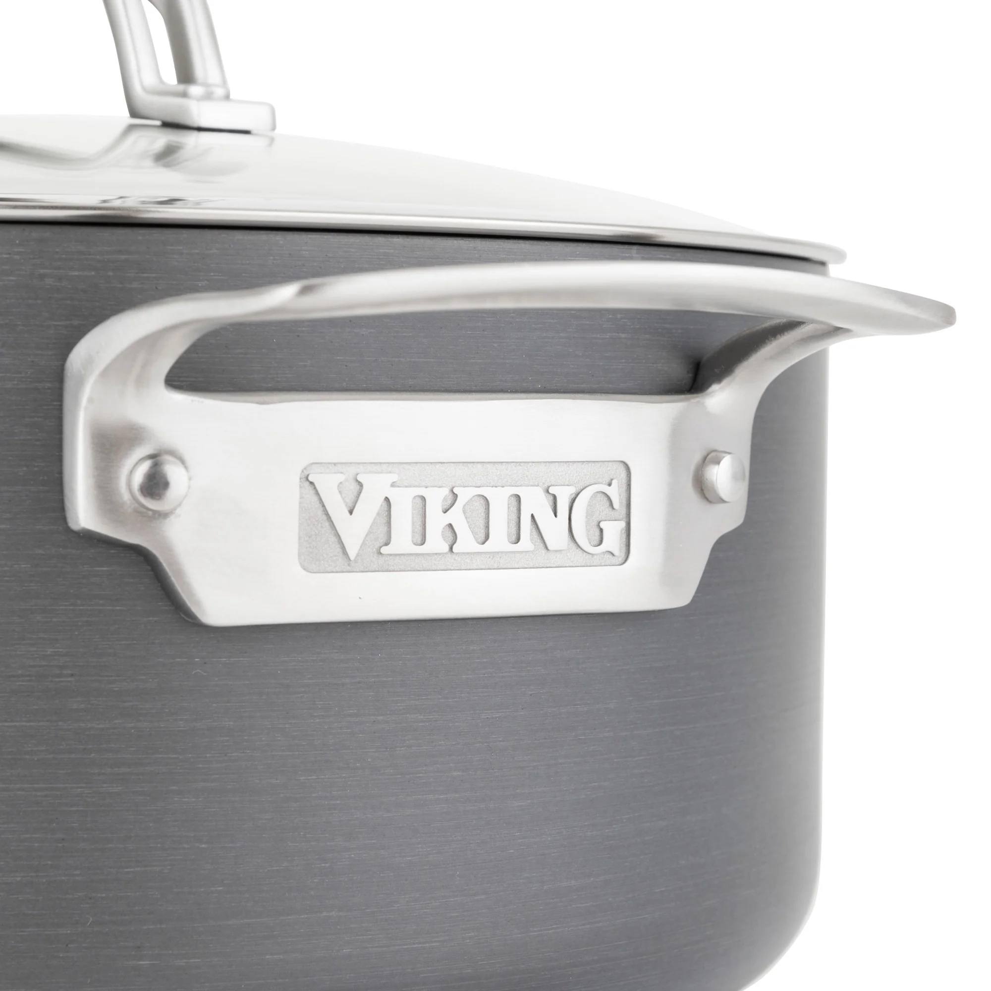 Viking Hard Anodized Nonstick 8-Quart Stock Pot with Glass Lid - Image 5
