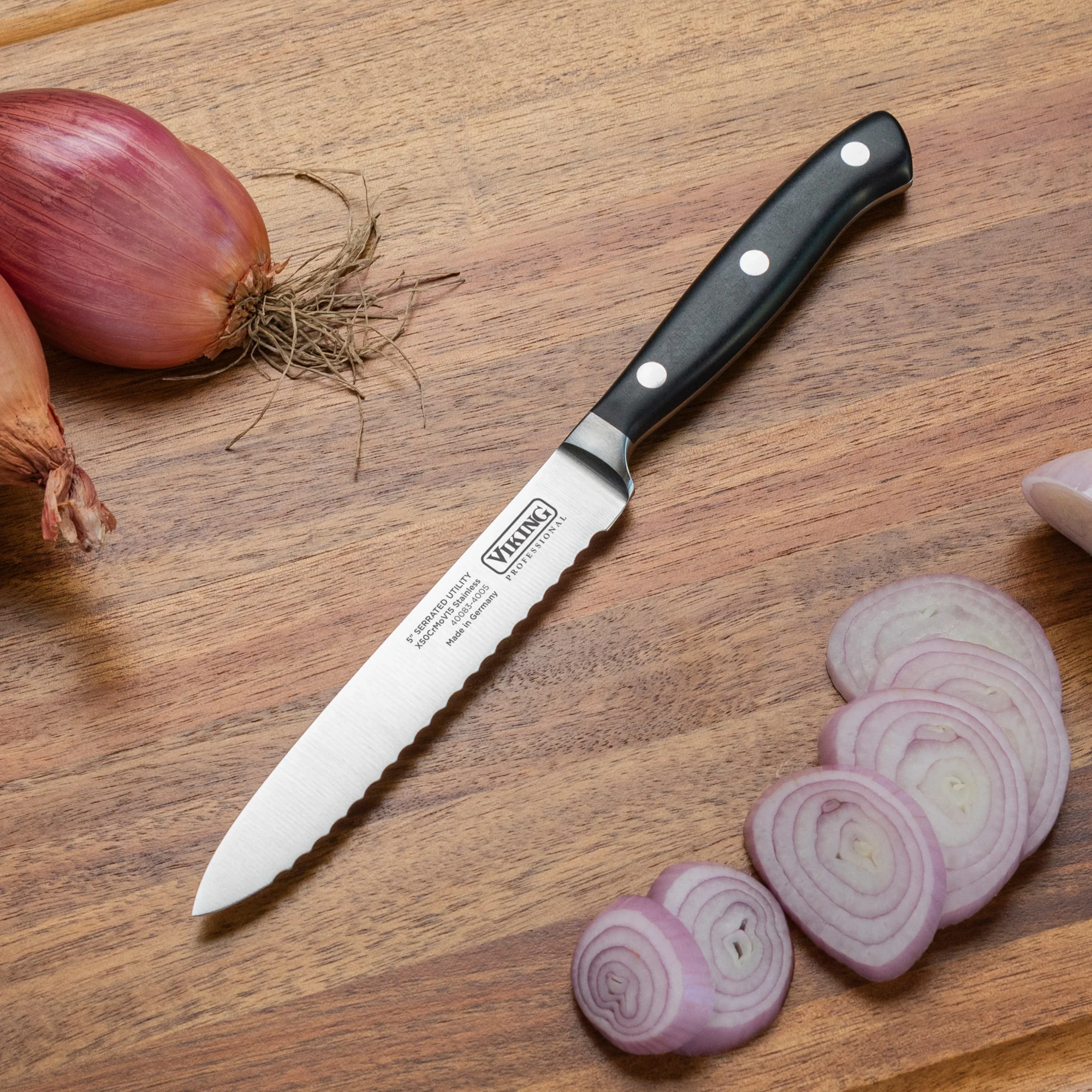 Viking Professional 5-Inch Serrated Utility Knife - Image 4