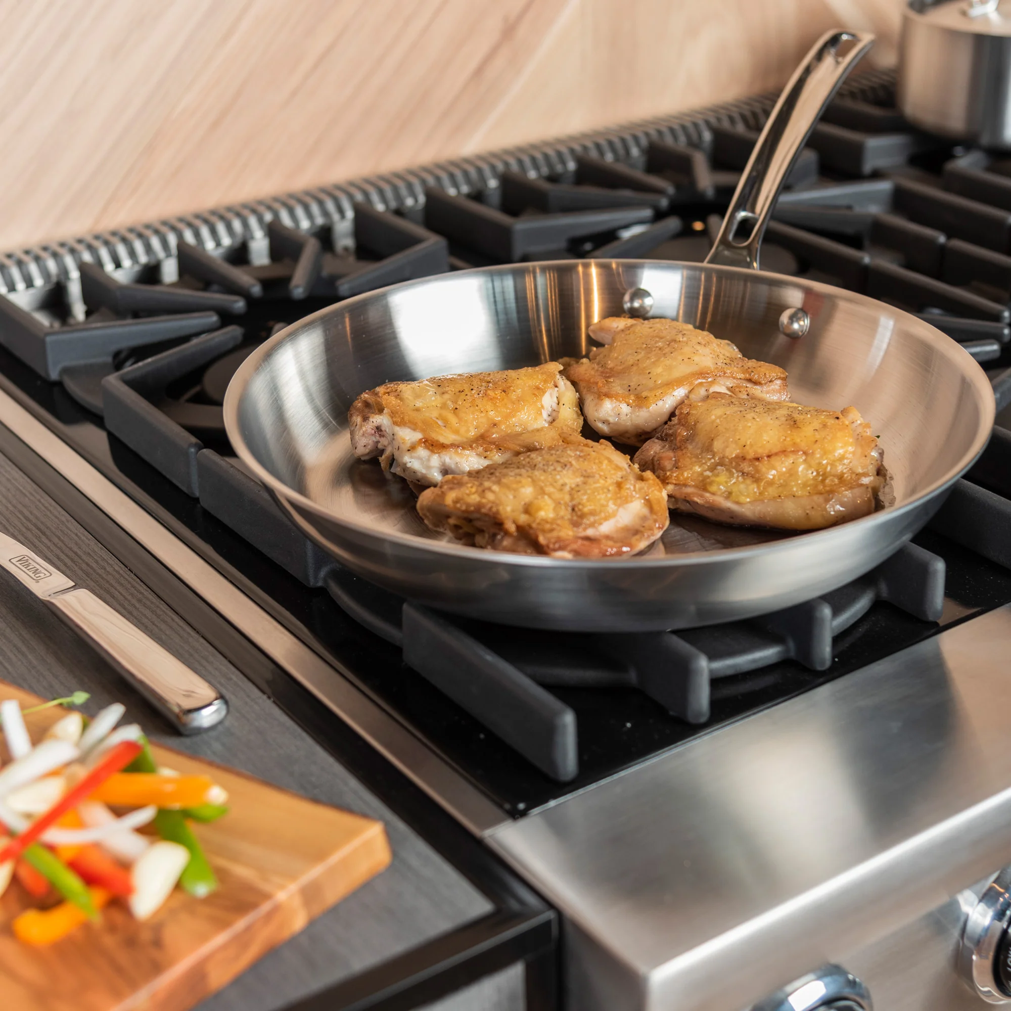 Viking Professional 5-Ply 12-Inch Fry Pan - Image 2