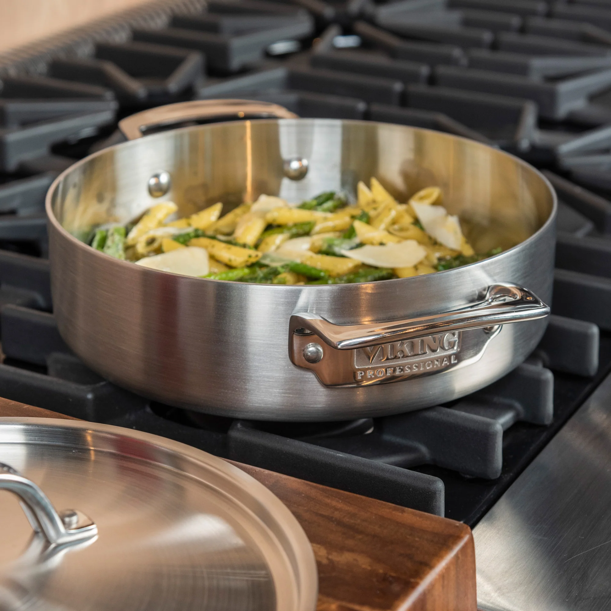 Viking Professional 5-Ply Stainless Steel 3.4-Quart Casserole Pan - Image 2